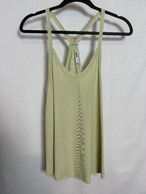 Hyfve light green cross-back v-neck‎ tank size S